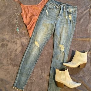 Distressed Jeans